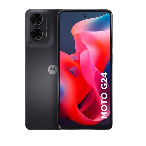 Smartphone Motorola Moto G24 4G 256GB 4GB RAM Câmera Traseira 50MP + 2MP Selfie 8MP 6.6" Grafite